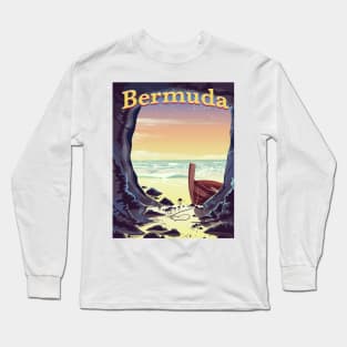 Bermuda Sea Cave Long Sleeve T-Shirt